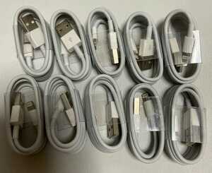 ライトニングケーブル Apple iPhone USB iPhone充電器ケーブル iPad iPhone充電ケーブル Lightning CABLE 充電器 10本セット