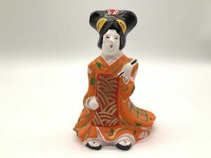 【土人形】古玩具　　『花魁』　　伝統工芸品/郷土玩具/縁起もの/コレクター品　定形外可　L0128N