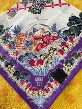 ANNA SUI アナスイ　大判ハンカチpaフルーツバスケット_画像2