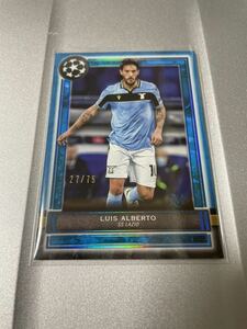 LUIS ALBERTO 2020-21 topps museum collection UEFA champions league soccer sapphire 75枚限定