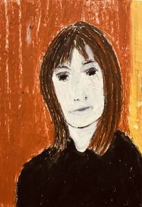 Art hand Auction Painter Hiro C Park of Memory, Artwork, Painting, Pastel drawing, Crayon drawing