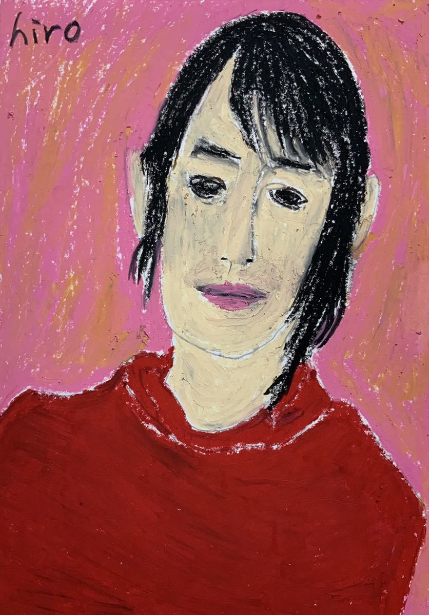 絵描きhiro C｢苦しみの中から｣, 美術品, 絵画, パステル画, クレヨン画