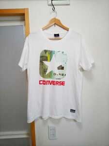 わけあり　CONVRSE ロゴペイント　半袖　Tシャツ　XL