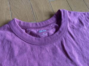 ユニクロ 厚手Tシャツ サイズM 無地Tシャツ ピンク系 patagonia