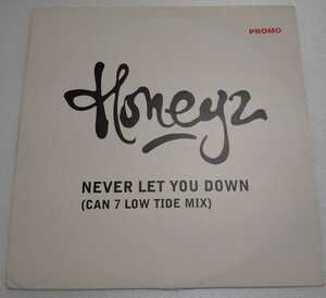 HONEYZ NEVER LET YOU DOWN