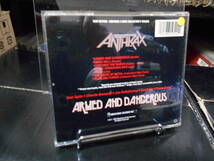 ANTHRAX (US) / Armed And Dangerous +2　1985 アメリカ スラッシュメタル CD ミニアルバム 廃盤_画像3