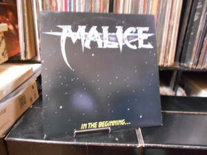 MALICE (US) / In The Beginning...　1985 アメリカ 正統派メタル 1st 12インチレコード 廃盤