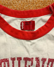 110 リーバイス Levi's Tシャツ 半袖 トップス 無地 ロゴ 英字プリント レッド 赤 白 ホワイト バイカラー アメカジ カジュアル カッコいい_画像5