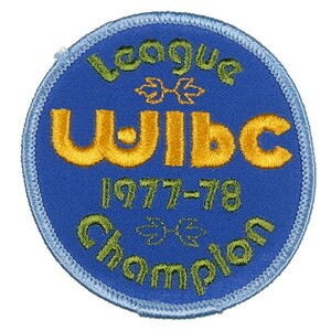 JA43 70s WIBC League Champion 1977-78 ボウリング 丸形 ワッペン パッチ ロゴ エンブレム アメリカ 米国 USA 輸入雑貨