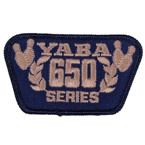 OB17 YABA Young American Bowling Alliance 650 SERIES ボウリング ワッペン パッチ ロゴ エンブレム アメリカ 米国 USA 輸入雑貨