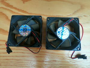 *Xing Heng brushless DC fan XHD8025M12B DC12V 2 piece set sending 510 jpy *