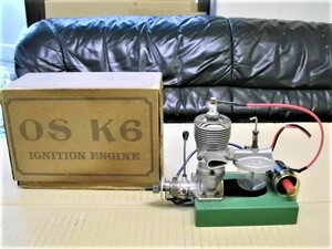 ☆OSガソリンエンジン K6 ignition engine 模型エンジン 絶版品【USED美品/委託品】