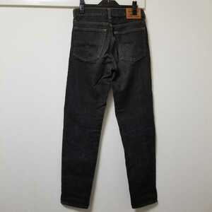 リーバイス LEVIS 黒 ブラック 626-53 日本製 91年製 デニムパンツ ジーンズ スリム ハイウエスト 28インチ 03D2706mel