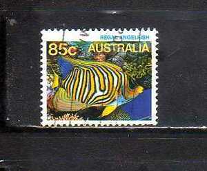 20E590 オーストラリア 1984年 普通 グレートバリアリーフの生物 85c 使用済