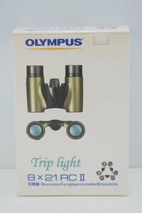 OLYMPUS オリンパス 双眼鏡 Trip Light 8x21 RCⅡ シャンパンゴールド 元箱 取説付 スポーツ 観戦 フェス バード ウォッチ Ka-838Y