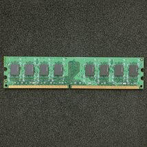 メーカー不明 型番不明 デスクトップ用メモリー PC2-6400 2GB 中古品 ジャンク扱い EX00020_画像2