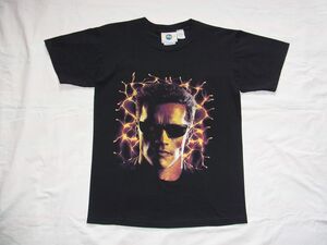 ☆美品・未着用☆ 90s ビンテージ TERMINATOR 2 ターミネーター2 T2 Tシャツ sizeS 黒 ☆USA古着 映画 UNIVERSAL STUDIOS デッドストック