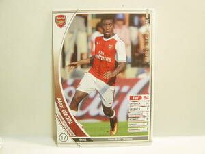 WCCF 2016-17 白 アレックス・イウォビ　Alex Iwobi 1996 Nigeria　Arsenal FC English 16-17 #014 Panini