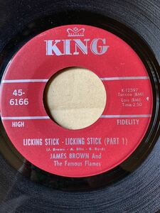 JAMES BROWN/LICKING STICK/オリジナル45レコード ②