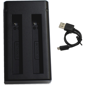 Insta360 ONE X2 純正 互換バッテリー 対応 [ 超軽量 デュアル ] USB Type c 急速 互換充電器 バッテリーチャージャー IS360XB2