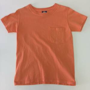 Goodwear グッドウェア USA製 ポケットTシャツ Sサイズ オレンジ