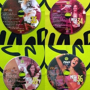 即決！　ZUMBA　ズンバ　MEGAMIX　CD　MegaMIx33　MegaMix34　MegaMix35　MegaMix36　4枚セット　メガミックス