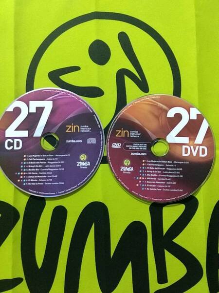 即決　ZUMBA　ズンバ　ZIN27　DVD　＆　CD　インストラクター専用