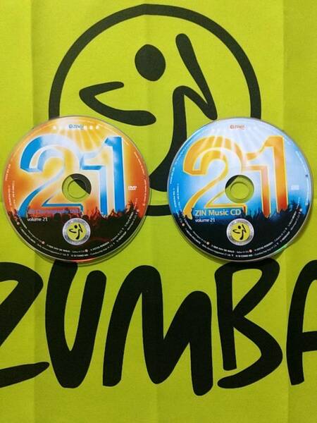 即決　希少品！　ZUMBA　ズンバ　ZIN21　DVD　＆　CD　インストラクター専用