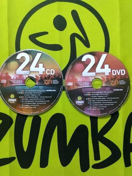 即決 希少品! ZUMBA ズンバ ZIN24 DVD & CD インストラクター専用