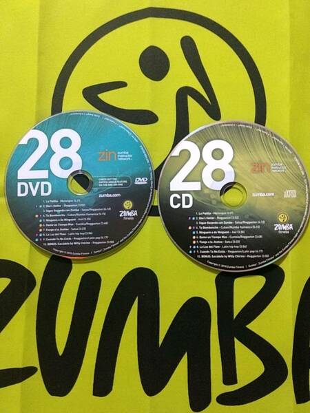 即決　ZUMBA　ズンバ　ZIN28　DVD　＆　CD　インストラクター専用