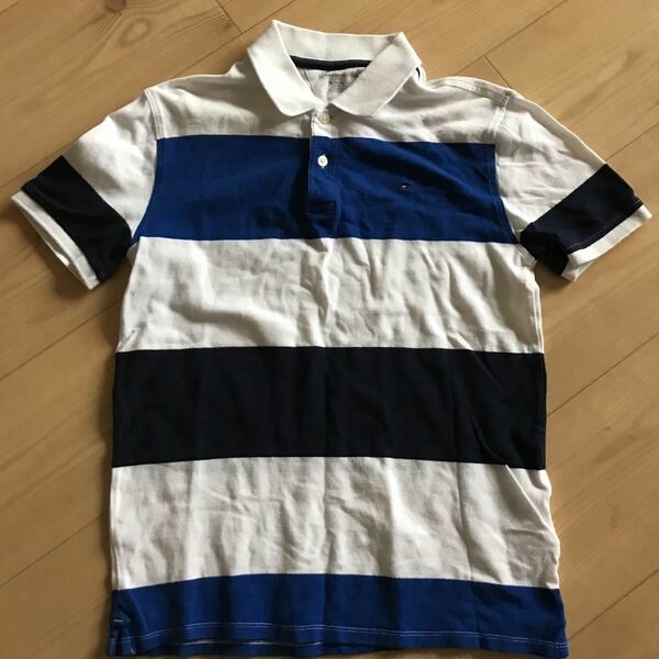 トミーヒルフィガー/TOMMY 鹿の子ポロシャツ サイズ＝16～18（XL）Sサイズ程度