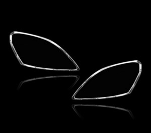  Opel for ze filler for 2008+ chrome plating freon playing cards rim head light trim headlamp rim bezel cover 