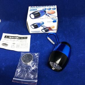 ミニアルミ6ライト ALMINUM mini-6light カラビナ付き おしゃれ 手の中サイズ