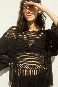 新品未使用　ラインヴァンド LEINWANDE Coil Fringe Knit Top 　ニット