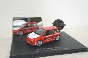 ユニバーサルホビー ルノー スポーツ クリオ TROPHY 1/43 ミニカー 赤