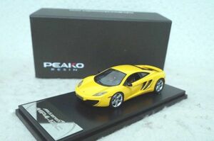 PEAKO マクラーレン MP4-12C 1/43 ミニカー 黄