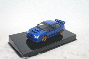 オートアート スバル WRX STI 1/43 ミニカー GDB ブルー