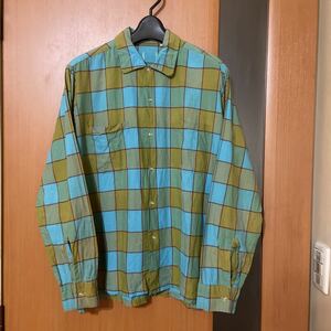 人気 Caka購入『VINTAGE』チェックBOXシャツ 古着 ヴィンテージ ビンテージ 菅田将暉