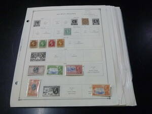 21MI S A29 kai man various island stamp 1908-71 year SC#31~ all sorts total 10 leaf unused * used 