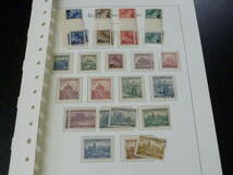 21MI S №22　BOHEMIA(チェコ)切手 1939-44年　99%完揃　ライトハウス ヒンジレスリーフに整理　計14リーフ　未使用NG_画像3