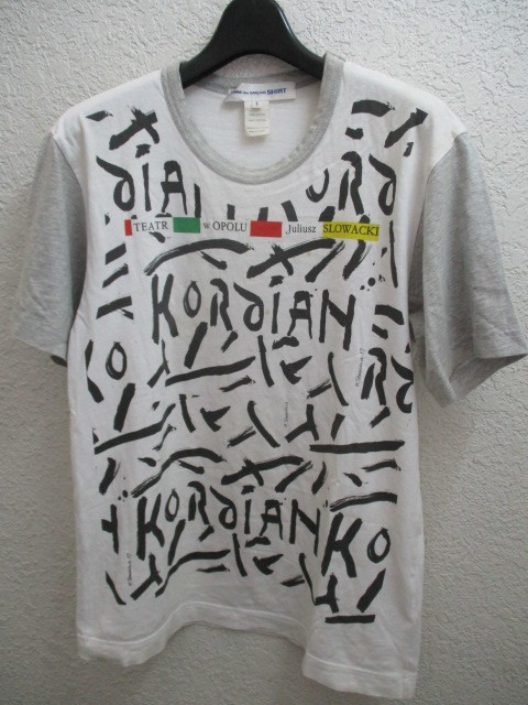 【メッセージコレクション】コムデギャルソン デザインTシャツ Yahoo!オークション -「コムデギャルソン メッセージtシャツ