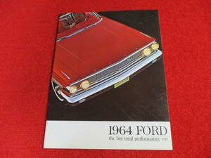 0 FORD 1964 Showa era 39 catalog 0