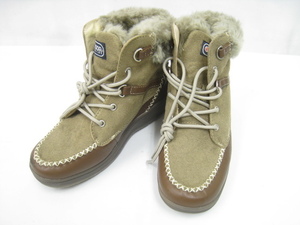 OUTDOOR PRODUCTS Outdoor Products lady's fur boots khaki * brown group 22.5.