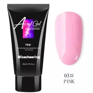 【ジェルネイル】Misscheering ポリジェル 03ピンク 30ml