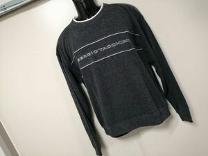 kkaa1046 ■ SERGIO TACCHINI ■ セルジオタッキーニ ニット ニットソー トップス グレー M