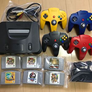 任天堂64 セット!懐かしのゲーム!4人ですぐに遊べます!大特価!