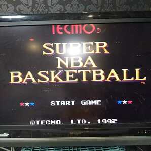 ♯SFC【テクモNBAスーパーバスケットボール】1992年テクモ ［送料無料］返金保証あり　※バックアップについては「商品説明」をお読みくだ