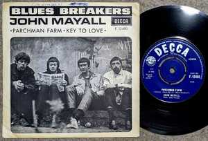 John Mayall Blues Breakers-Parchman Farm/Key To Love★英Orig.7"/マト1/Eric Clapton