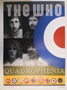 The Who-Quadrophenia★英Orig.高級テクスチャー仕様ポスター!!