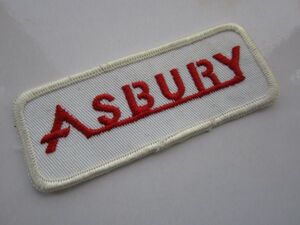 ASBURY アズベリー大学 カレッジ ワッペン/ アメリカ スクール ビンテージ ポロシャツ アメカジ 500